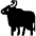 Water Buffalo High Contrast Emoji from Fluent Emoji High Contrast Set