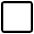 White Large Square High Contrast Emoji from Fluent Emoji High Contrast Set