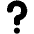 White Question Mark High Contrast Emoji from Fluent Emoji High Contrast Set