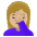 Woman Facepalming Medium Light Skin Tone Emoji from Noto Emoji Set
