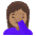 Woman Facepalming Medium Skin Tone Emoji from Noto Emoji Set