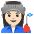 Woman Factory Worker Light Skin Tone Emoji from Noto Emoji Set