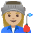 Woman Factory Worker Medium Light Skin Tone Emoji from Noto Emoji Set