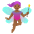 Woman Fairy Medium Dark Skin Tone Emoji from Noto Emoji Set
