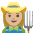 Woman Farmer Medium Light Skin Tone Emoji from Noto Emoji Set