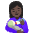 Woman Feeding Baby Dark Skin Tone Emoji from Noto Emoji Set