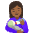 Woman Feeding Baby Medium Dark Skin Tone Emoji from Noto Emoji Set
