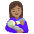 Woman Feeding Baby Medium Skin Tone Emoji from Noto Emoji Set