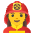 Woman Firefighter Emoji from Noto Emoji Set