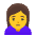 Woman Frowning Emoji from Noto Emoji Set