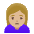 Woman Frowning Medium Light Skin Tone Emoji from Noto Emoji Set