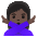 Woman Gesturing No Dark Skin Tone Emoji from Noto Emoji Set