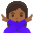 Woman Gesturing No Medium Dark Skin Tone Emoji from Noto Emoji Set