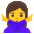 Woman Gesturing No Emoji from Noto Emoji Set