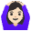 Woman Gesturing Ok Light Skin Tone Emoji from Noto Emoji Set