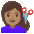 Woman Getting Haircut Medium Skin Tone Emoji from Noto Emoji Set