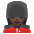 Woman Guard Dark Skin Tone Emoji from Noto Emoji Set