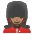 Woman Guard Medium Skin Tone Emoji from Noto Emoji Set