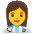 Woman Health Worker Emoji from Noto Emoji Set