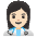 Woman Health Worker Light Skin Tone Emoji from Noto Emoji Set