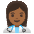 Woman Health Worker Medium Dark Skin Tone Emoji from Noto Emoji Set