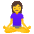 Woman In Lotus Position Emoji from Noto Emoji Set