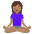 Woman In Lotus Position Medium Skin Tone Emoji from Noto Emoji Set