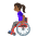 Woman In Manual Wheelchair Medium Dark Skin Tone Emoji from Noto Emoji Set