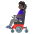 Woman In Motorized Wheelchair Dark Skin Tone Emoji from Noto Emoji Set