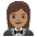 Woman In Tuxedo Medium Skin Tone Emoji from Noto Emoji Set