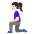 Woman Kneeling Light Skin Tone Emoji from Noto Emoji Set