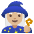 Woman Mage Medium Light Skin Tone Emoji from Noto Emoji Set