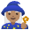 Woman Mage Medium Skin Tone Emoji from Noto Emoji Set