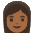 Woman Medium Dark Skin Tone Emoji from Noto Emoji Set