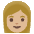 Woman Medium Light Skin Tone Emoji from Noto Emoji Set