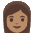 Woman Medium Skin Tone Emoji from Noto Emoji Set