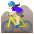 Woman Mountain Biking Light Skin Tone Emoji from Noto Emoji Set