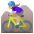 Woman Mountain Biking Medium Light Skin Tone Emoji from Noto Emoji Set