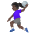 Woman Playing Handball Dark Skin Tone Emoji from Noto Emoji Set