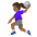 Woman Playing Handball Medium Dark Skin Tone Emoji from Noto Emoji Set