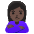 Woman Pouting Dark Skin Tone Emoji from Noto Emoji Set
