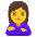 Woman Pouting Emoji from Noto Emoji Set