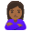 Woman Pouting Medium Dark Skin Tone Emoji from Noto Emoji Set