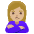 Woman Pouting Medium Light Skin Tone Emoji from Noto Emoji Set