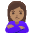 Woman Pouting Medium Skin Tone Emoji from Noto Emoji Set