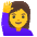 Woman Raising Hand Emoji from Noto Emoji Set