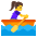 Woman Rowing Boat Emoji from Noto Emoji Set