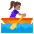 Woman Rowing Boat Medium Skin Tone Emoji from Noto Emoji Set