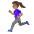 Woman Running Medium Skin Tone Emoji from Noto Emoji Set