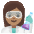 Woman Scientist Medium Skin Tone Emoji from Noto Emoji Set